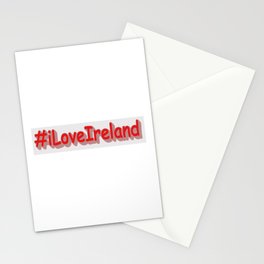 "#iLoveIrelands" Cute Design. Buy Now Stationery Card