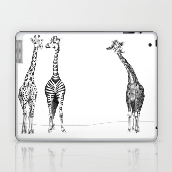 Funny Giraffes Laptop & iPad Skin