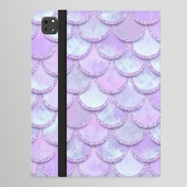 Baby Mermaid Scales Lavender Purple iPad Folio Case
