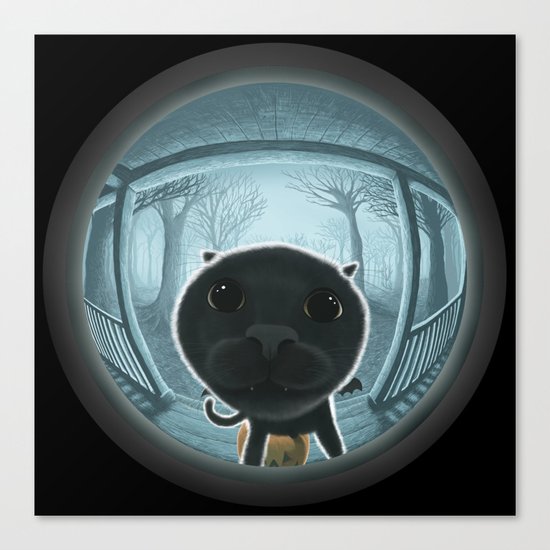 Trick or treat? Canvas Print