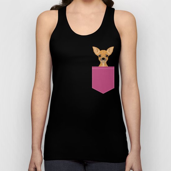 Lulu - chihuahua, cute pet cute dog cell phone case, gift for dog people Unisex Tank Top