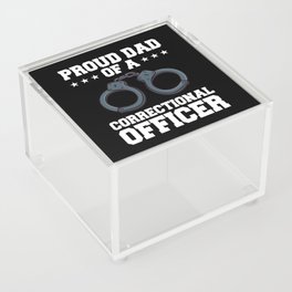 Correctional Officer Facility Flag Training Acrylic Box