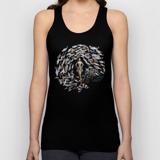 Mermaid in Monaco Unisex Tank Top