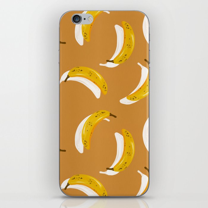 Banana Pattern – Ochre iPhone Skin