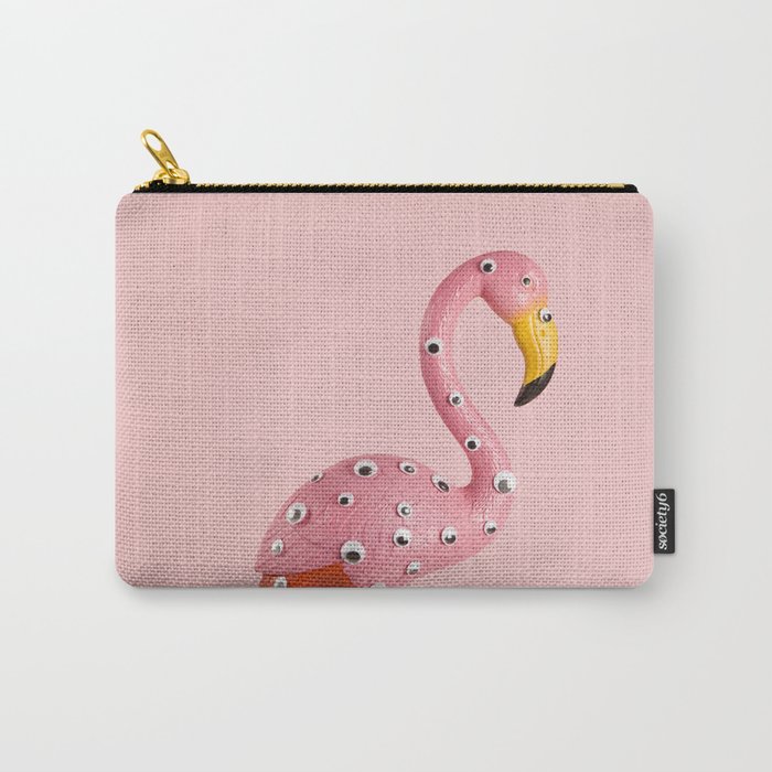 Quirky flamingo Carry-All Pouch