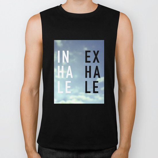 Inhale Exhale Biker Tank