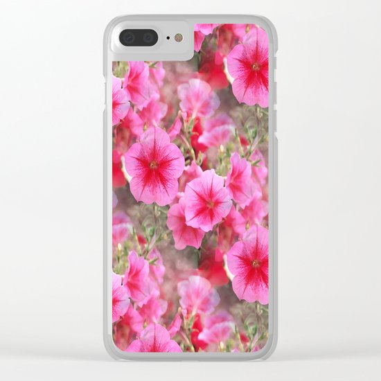 Love of Petunias.... Clear iPhone Case