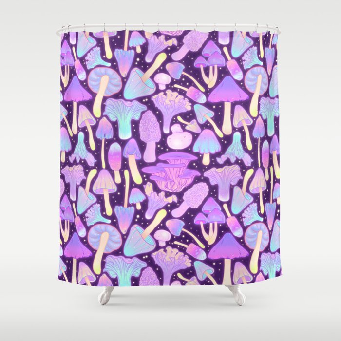 Y Mushroom Hunt Shower Curtain By Paisleydrawrs Society6