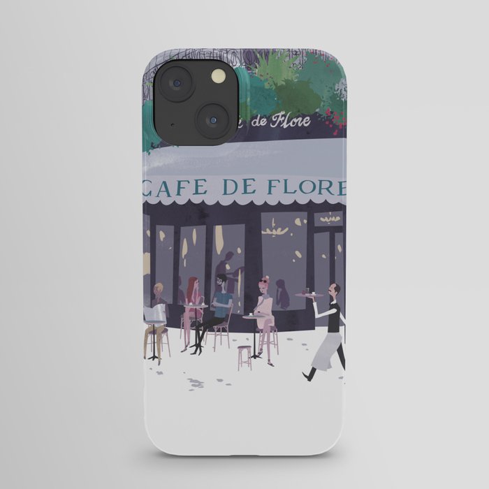 Cafe de flore iPhone Case