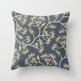 Elegant Floral Pattern Throw Pillow