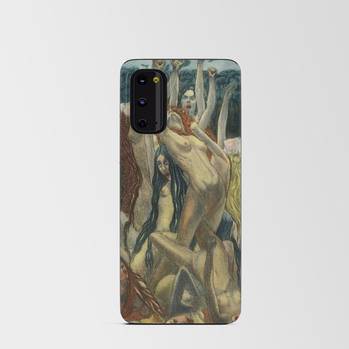 Revolte -1900 - Carlos Schwabe Android Card Case