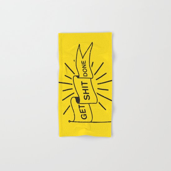 GET SHIT DONE Hand & Bath Towel