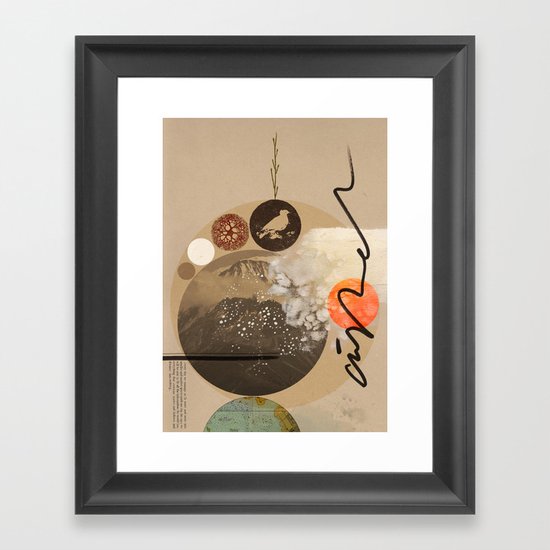 Into nothing Framed Art Print