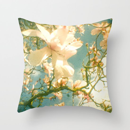 Magnolia Throw Pillow