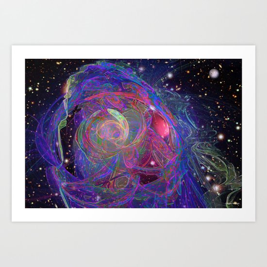 The Expanding Universe Art Print