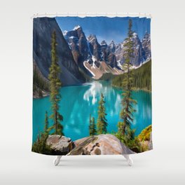 Clear Lake Shower Curtain