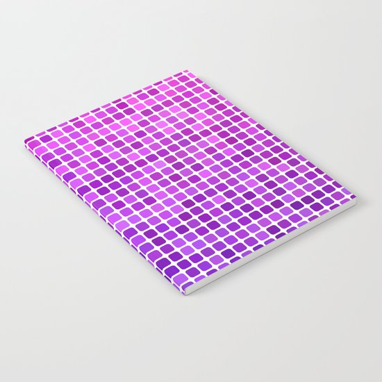 Pink purple mosaic Notebook