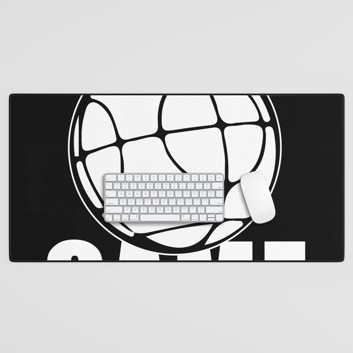Bocce Boule Just one more Game Quote Desk Mat