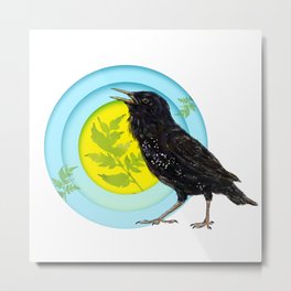 Мorning Bird Metal Print