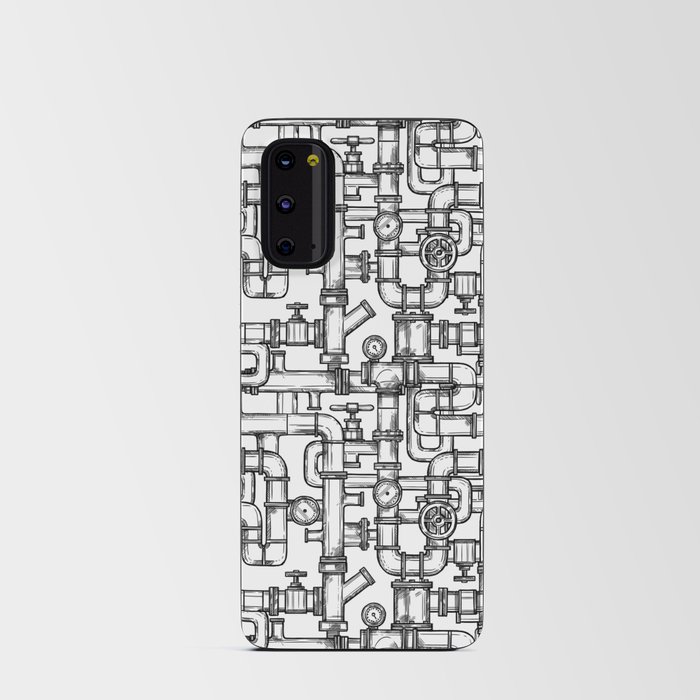 Pipes pattern Android Card Case