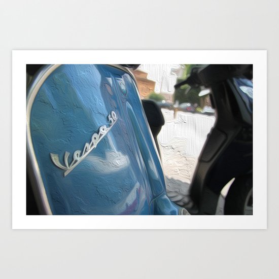 Vespa dreaming Art Print