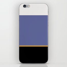 Contemporary Color Block XVII iPhone Skin