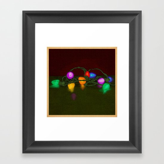 All Lit Up Framed Art Print