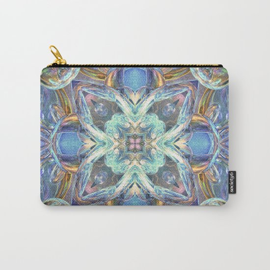 Colorful Kaleidoscope Reflections Carry-All Pouch