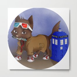 Doctor Wolf 10th Metal Print | Drawing, Digital, Doctorwho, 10Thdoctor, Wolf, Dw 