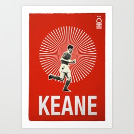 Nottingham Forest Legends Series: Roy Keane Graphic Poster Art Print