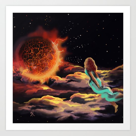 Sun Art Print