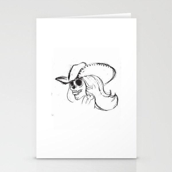 Day of the Dead Cowgirl Stationery Cards