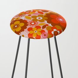 Groovy Florals – Sunshine Counter Stool