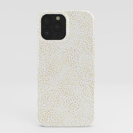 Gold Dot Pattern iPhone Case