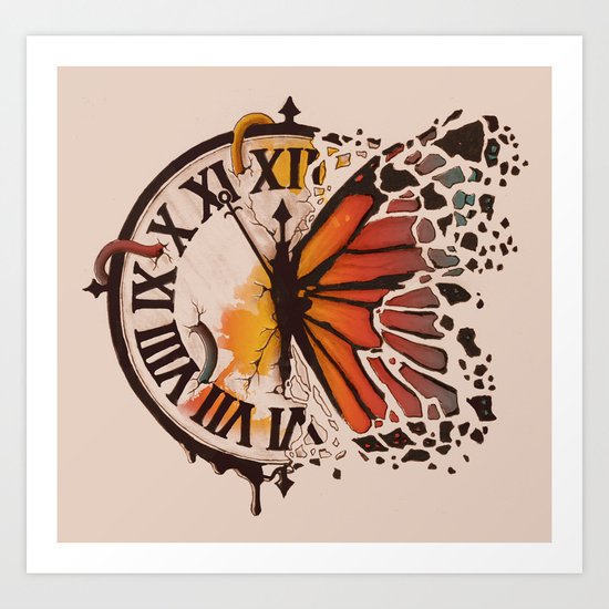 A Ruptured Time Art Print