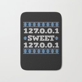 Funny Home Sweet Home Programmer Computer Nerd  Bath Mat | Programmer, Ugly, Uglysweater, Coffee, Funny, Graphicdesign, Network, Programming, Christmas, Computer 