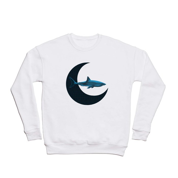 Shark Side of the Moon Crewneck Sweatshirt