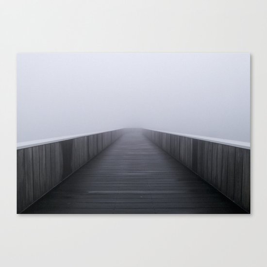 “Fog in the bridge” Canvas Print