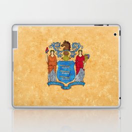 State flag of New Jersey US Flags Standard Banner East Coast Colors Laptop Skin