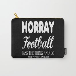 Hooray Footbal Carry-All Pouch