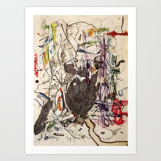The Lady Who Gave Me a Stone Heart Art Print