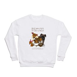 FROD0 THE SHELTIE: BEST DOG PAPA Crewneck Sweatshirt