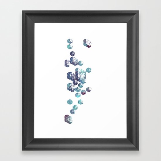 Majestic Collision Framed Art Print