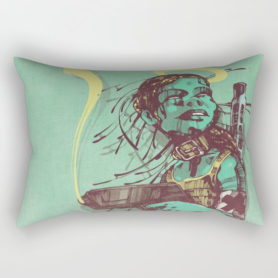 Guard II. Rectangular Pillow