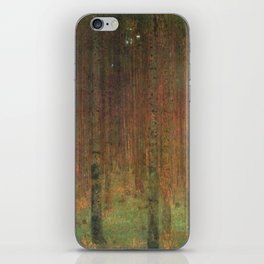 Gustav Klimt - Pine Forest II iPhone Skin