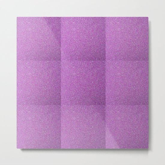 Glitter Metal Print