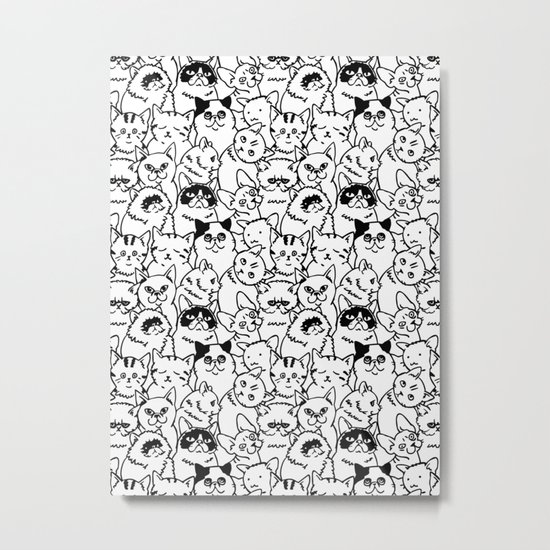 Oh Cats Metal Print