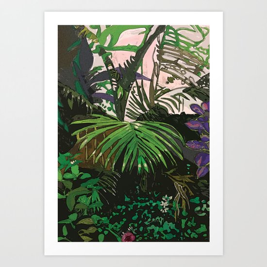 Imaginary Rainforest Art Print