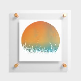 Sunset Colorful  Floating Acrylic Print