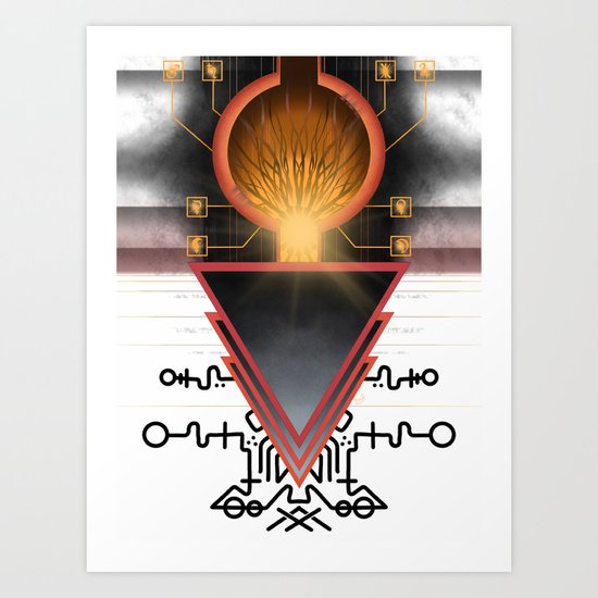 Cerebral Gateway of the Three Art Print